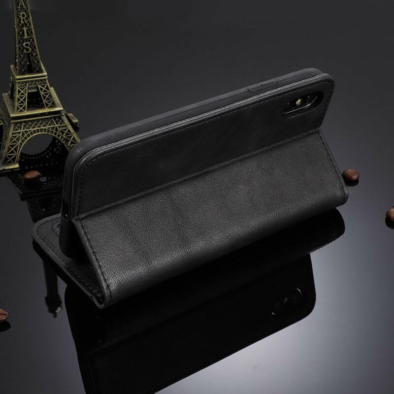 Capa De Celular Para Huawei P Smart 2020 Flip Efeito Couro Vintage Estilizado