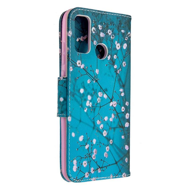 Capa Flip Para Huawei P Smart 2020 Árvore Florida