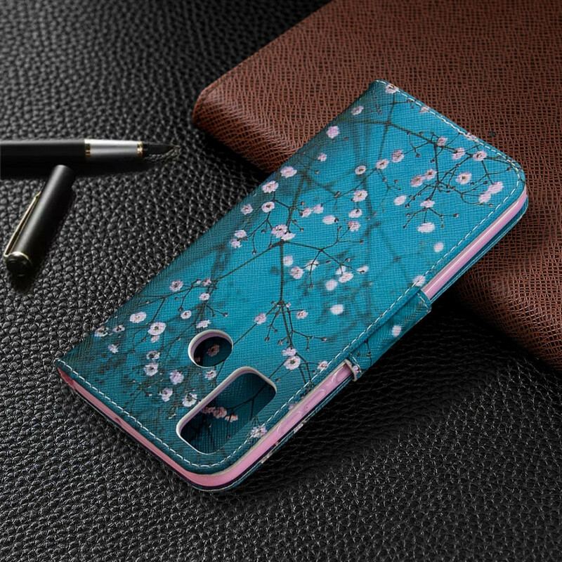 Capa Flip Para Huawei P Smart 2020 Árvore Florida