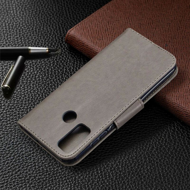 Capa Flip Para Huawei P Smart 2020 Borboletas Voando Com Cordão