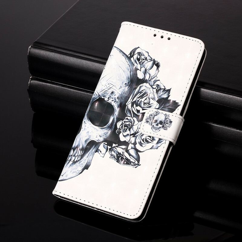 Capa Flip Para Huawei P Smart 2020 Caveira Florida