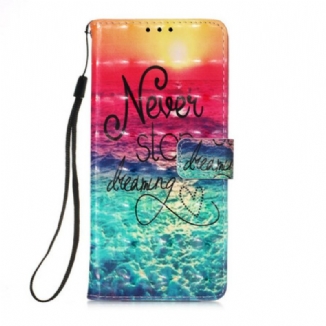 Capa Flip Para Huawei P Smart 2020 Nunca Pare De Sonhar