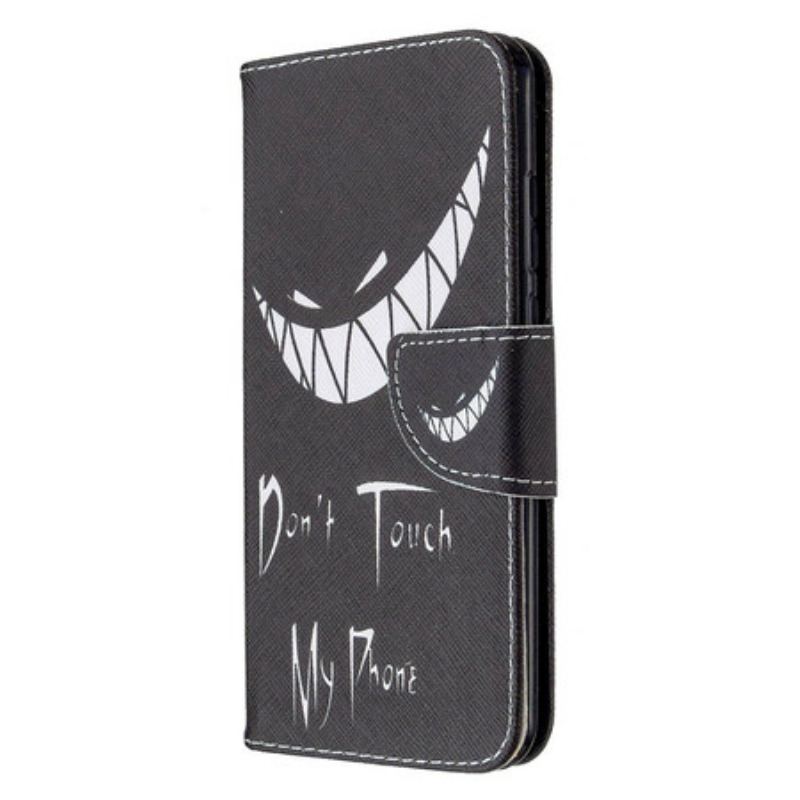 Capa Flip Para Huawei P Smart 2020 Telefone Do Diabo