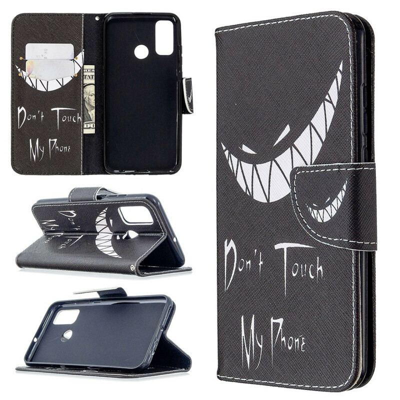 Capa Flip Para Huawei P Smart 2020 Telefone Do Diabo