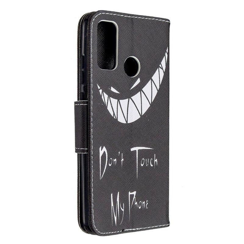 Capa Flip Para Huawei P Smart 2020 Telefone Do Diabo