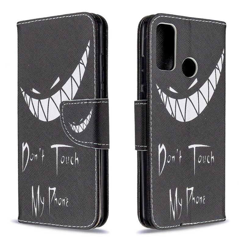 Capa Flip Para Huawei P Smart 2020 Telefone Do Diabo