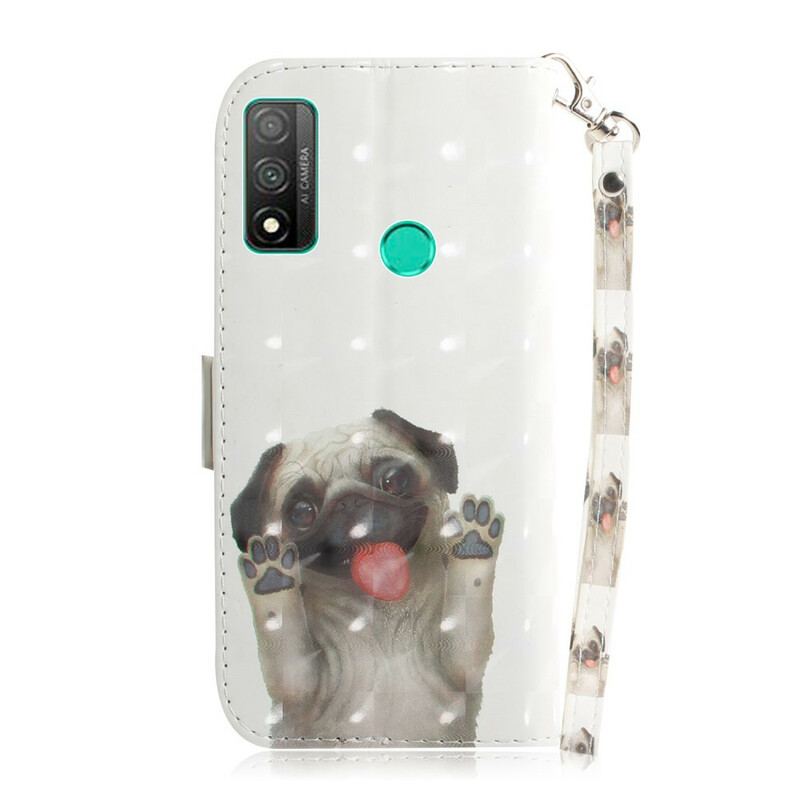 Capa Folio Para Huawei P Smart 2020 De Cordão Amo Minha Tanga De Cachorro