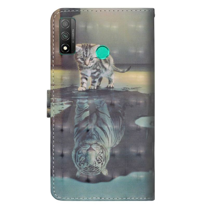 Capa Folio Para Huawei P Smart 2020 Ernesto O Tigre