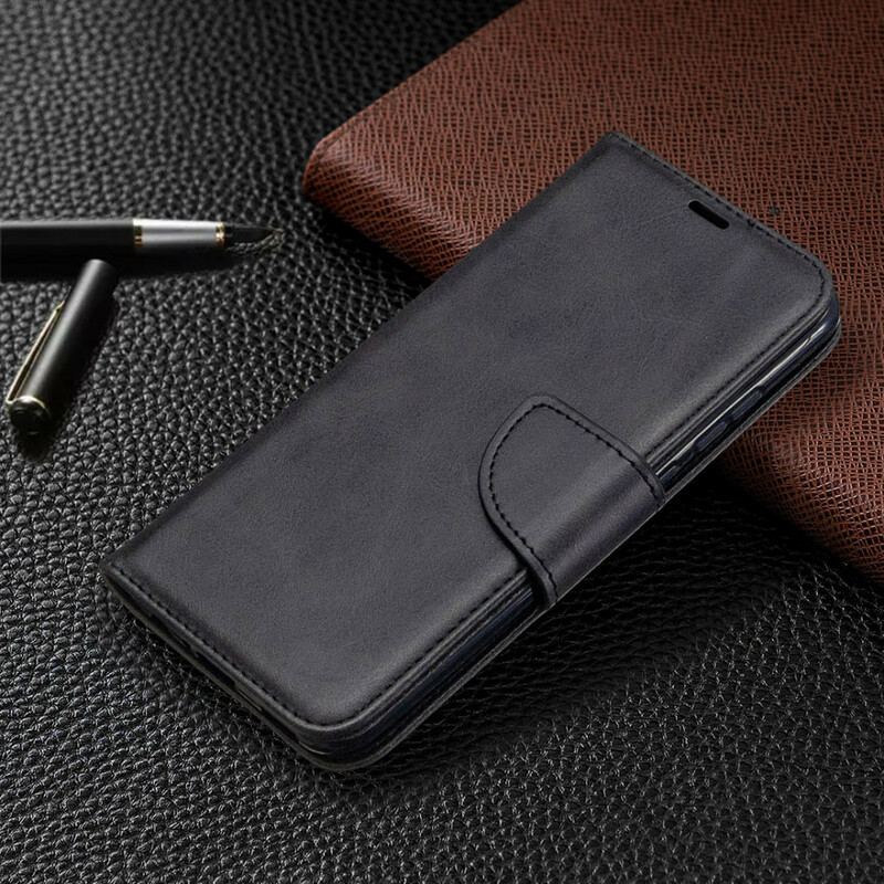 Capa Folio Para Huawei P Smart 2020 Flip Retalho Liso Oblíquo