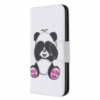 Capa Folio Para Huawei P Smart 2020 Panda Divertido