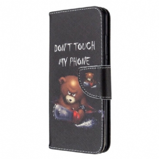 Capa Folio Para Huawei P Smart 2020 Urso Perigoso