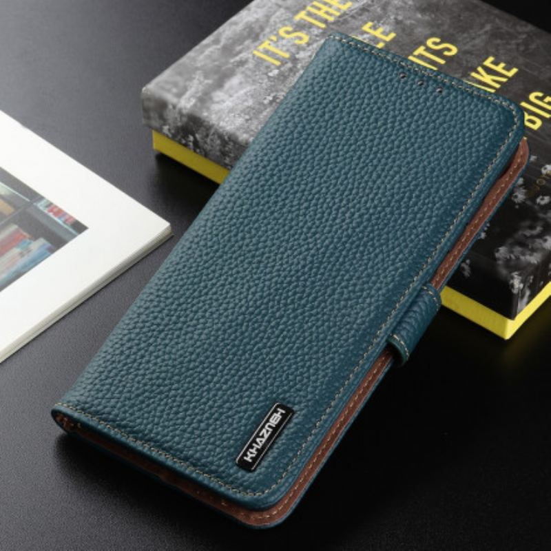 Capa Flip Para Vivo Y33s Khazneh Lichia Couro