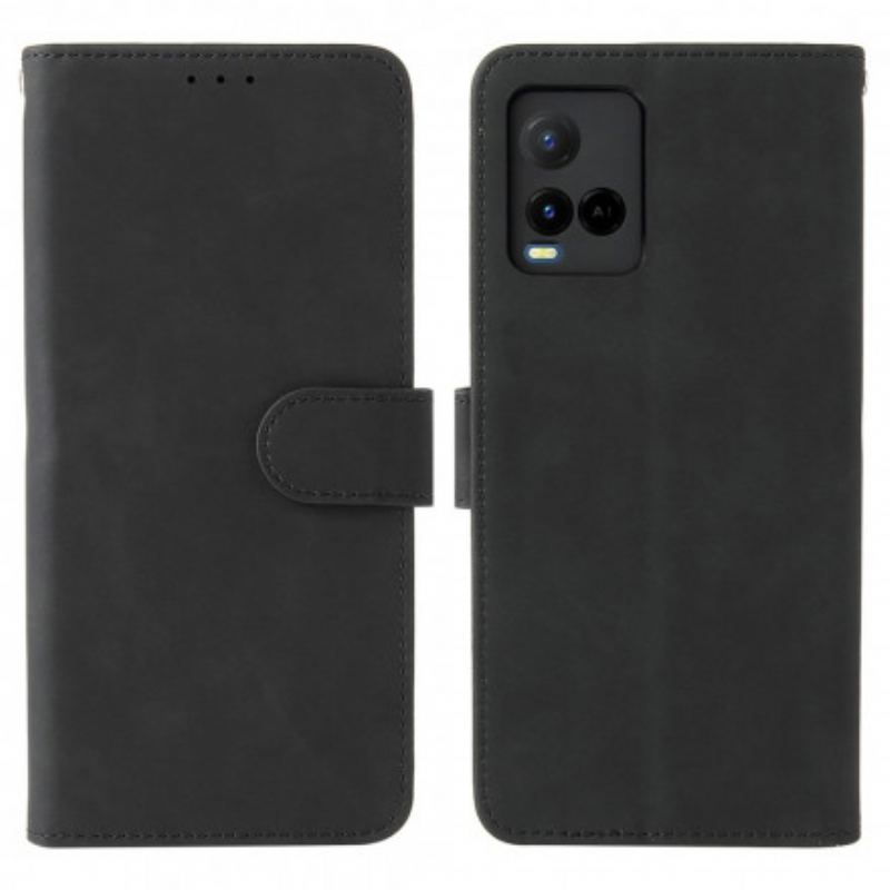 Capa Flip Para Vivo Y33s Toque De Pele