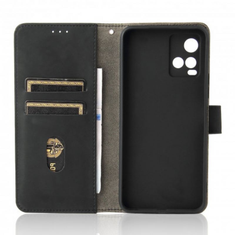 Capa Flip Para Vivo Y33s Toque De Pele