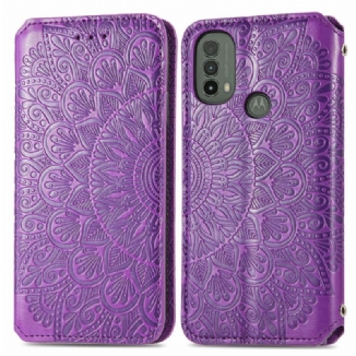 Capa De Celular Para Moto E40 / E30 / E20 Flip Mandala