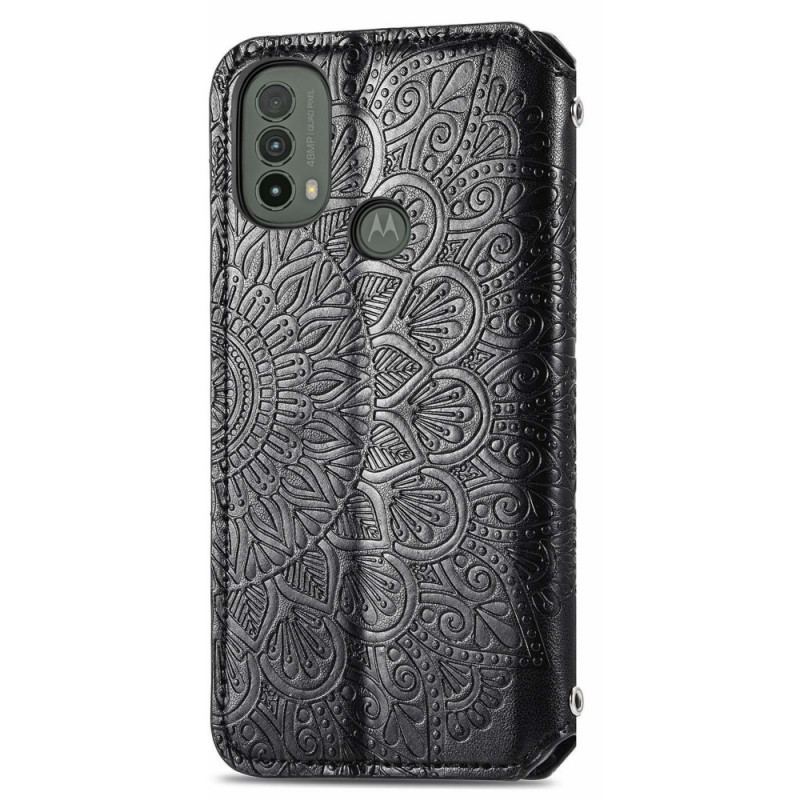 Capa De Celular Para Moto E40 / E30 / E20 Flip Mandala