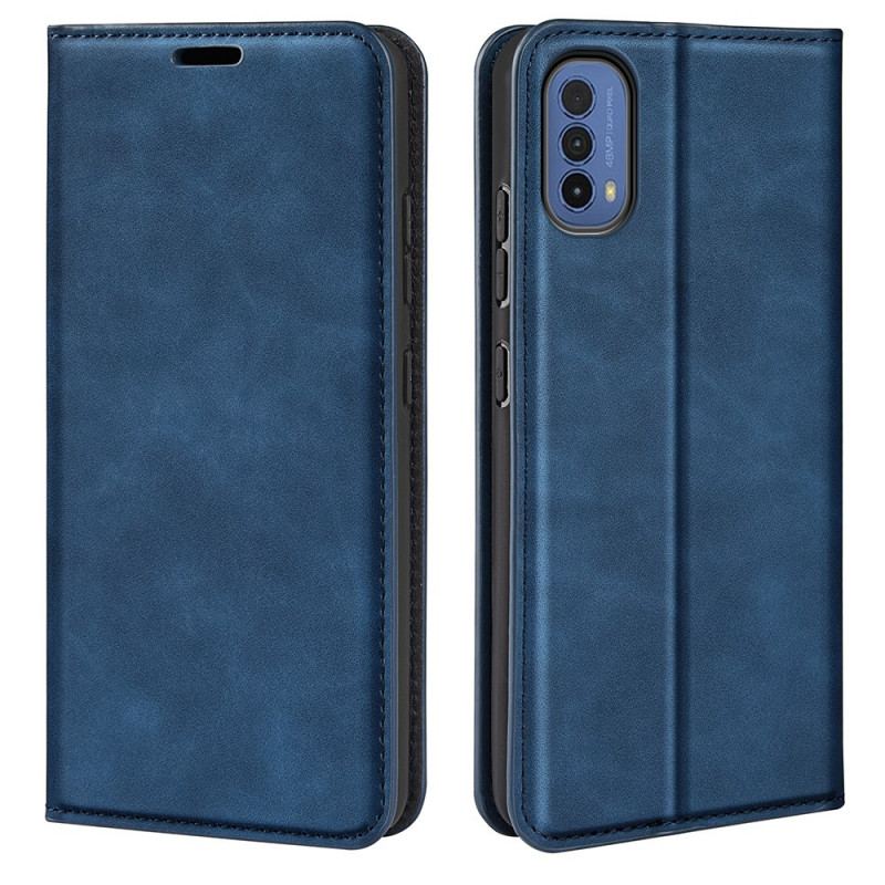 Capa De Celular Para Moto E40 / E30 / E20 Flip Suavidade Ao Toque Da Pele