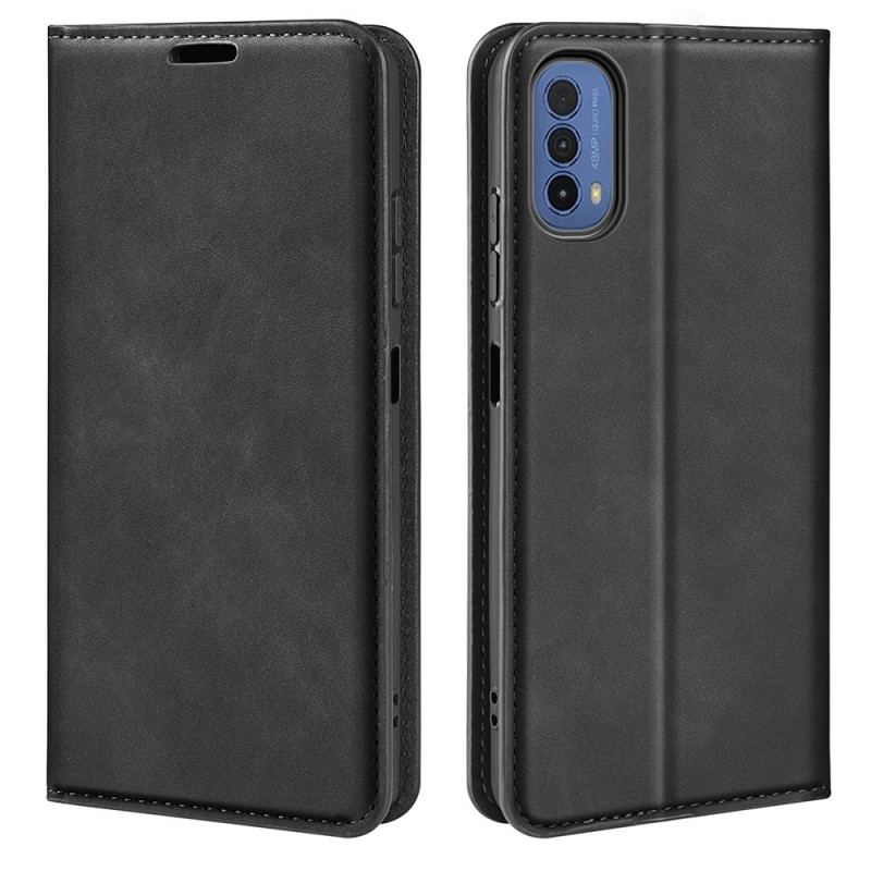 Capa De Celular Para Moto E40 / E30 / E20 Flip Suavidade Ao Toque Da Pele