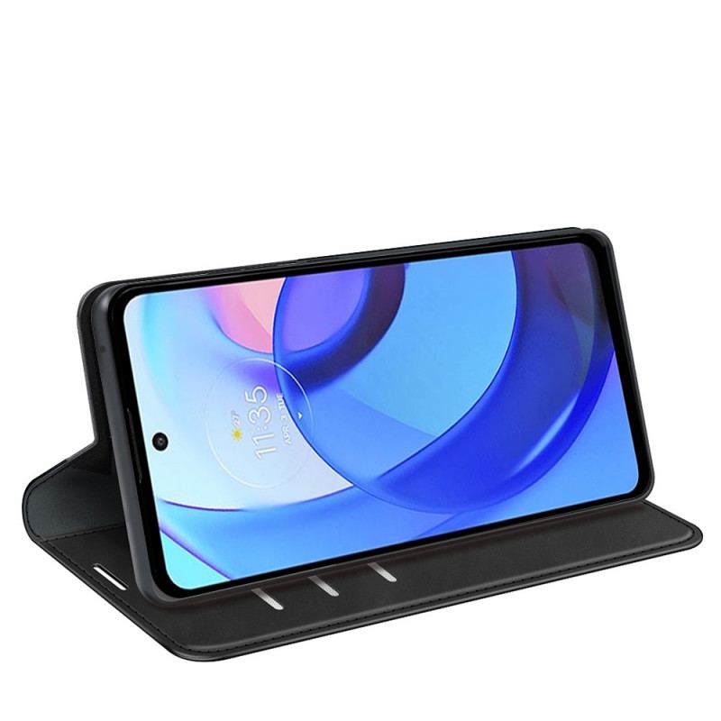 Capa De Celular Para Moto E40 / E30 / E20 Flip Suavidade Ao Toque Da Pele