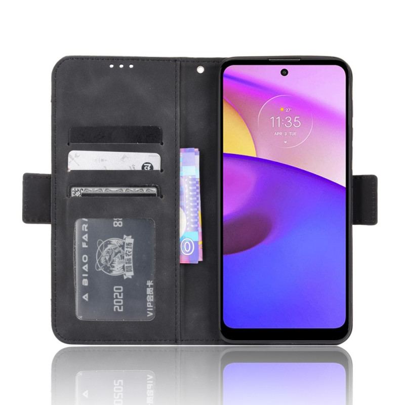 Capa Flip Para Moto E40 / E30 / E20 Multi-card Premier Class