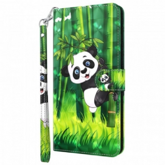 Capa Flip Para Moto E40 / E30 / E20 Panda E Bambu