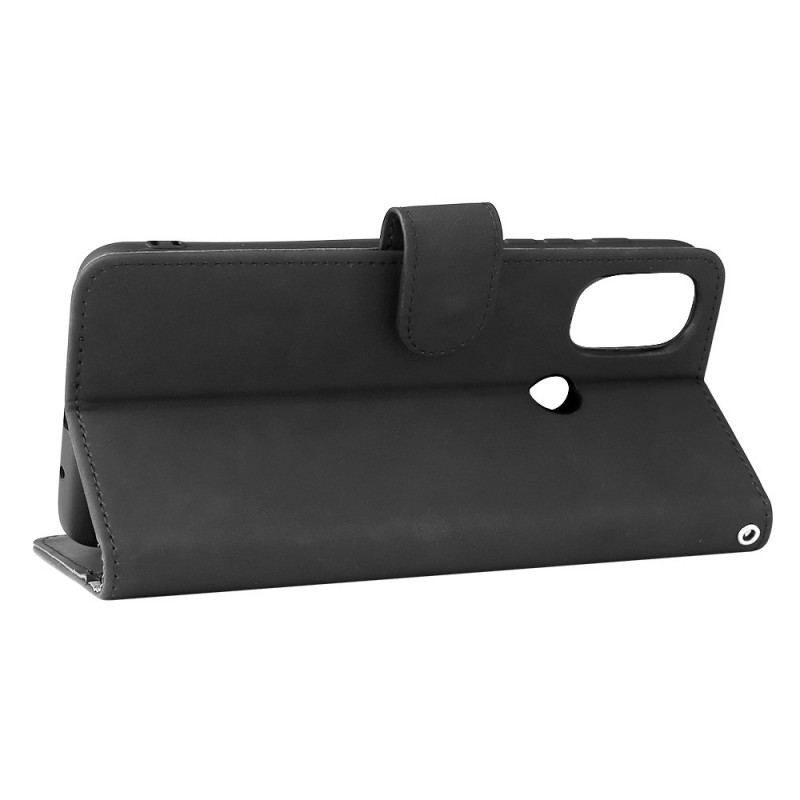 Capa Flip Para Moto E40 / E30 / E20 Toque De Pele