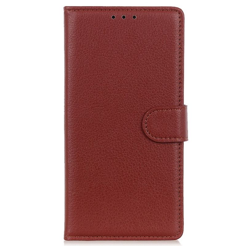 Capa De Couro Para Xiaomi Redmi 10A Couro Falso Tradicional