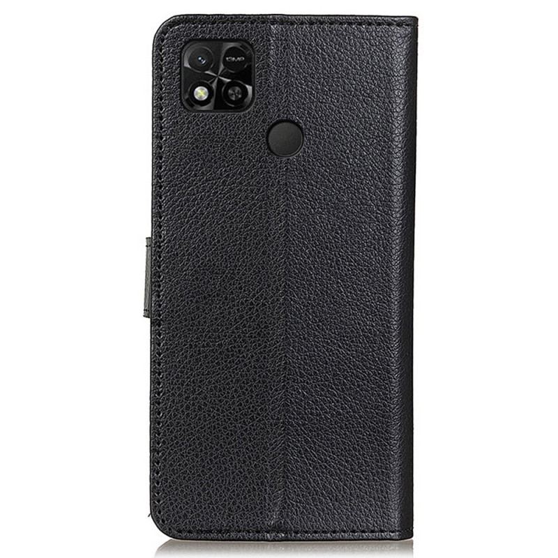 Capa De Couro Para Xiaomi Redmi 10A Couro Falso Tradicional