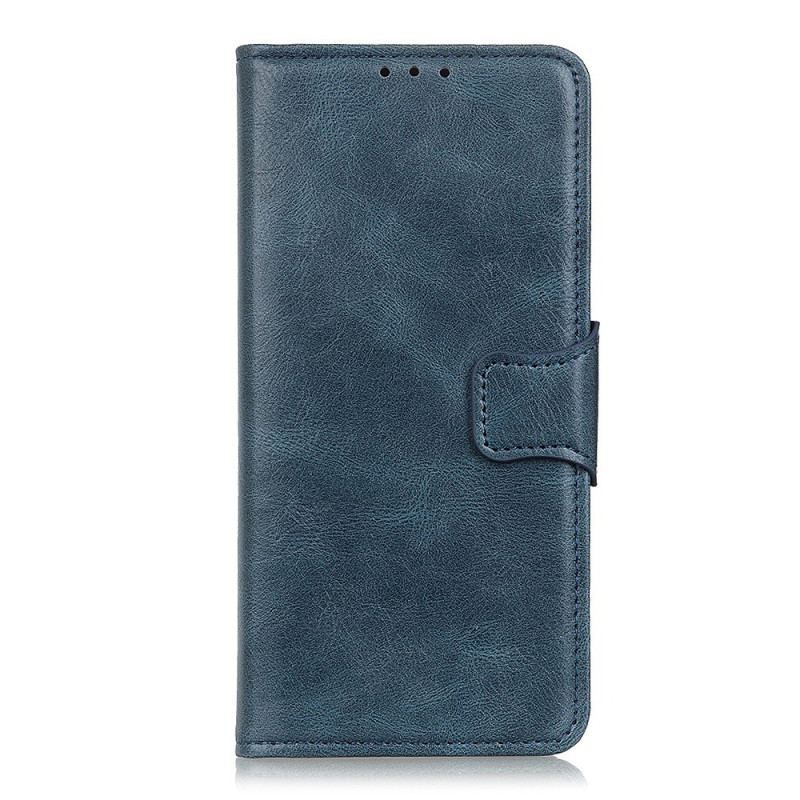 Capa De Couro Para Xiaomi Redmi 10A Fecho De Couro Estilo Reversível