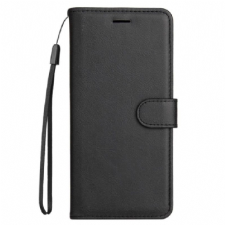 Capa Flip Para Xiaomi Redmi 10A De Cordão Simples Com Alça