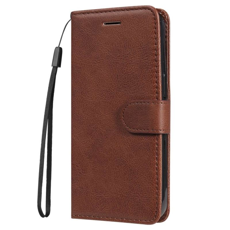 Capa Flip Para Xiaomi Redmi 10A De Cordão Simples Com Alça