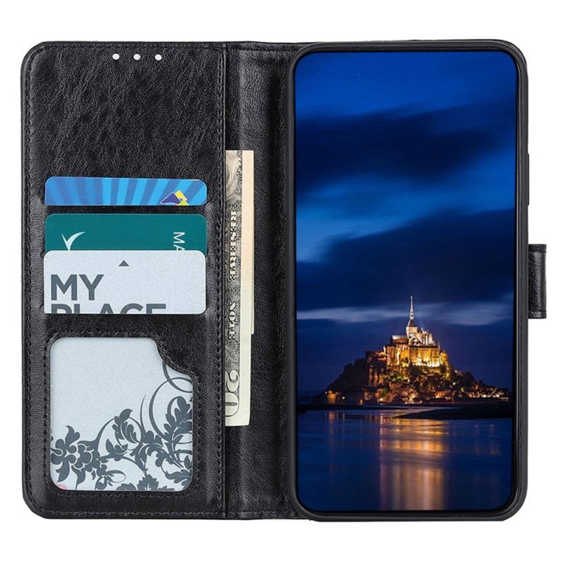 Capa Flip Para Xiaomi Redmi 10A Couro Sintético Texturizado