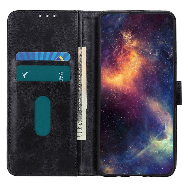 Capa Flip Para Xiaomi Redmi 10A Efeito Couro Tricolor