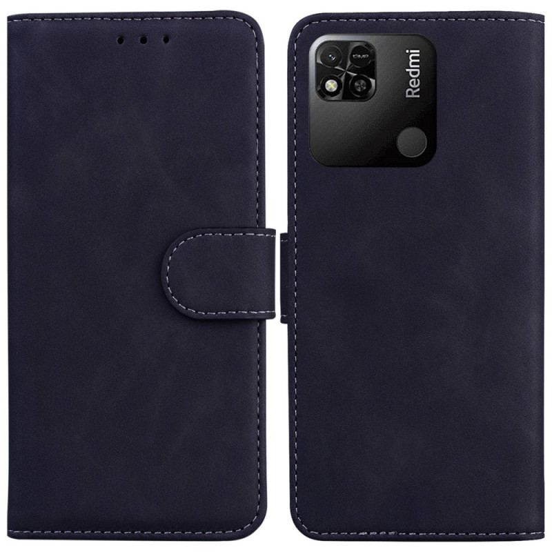 Capa Folio Para Xiaomi Redmi 10A Costuras Expostas