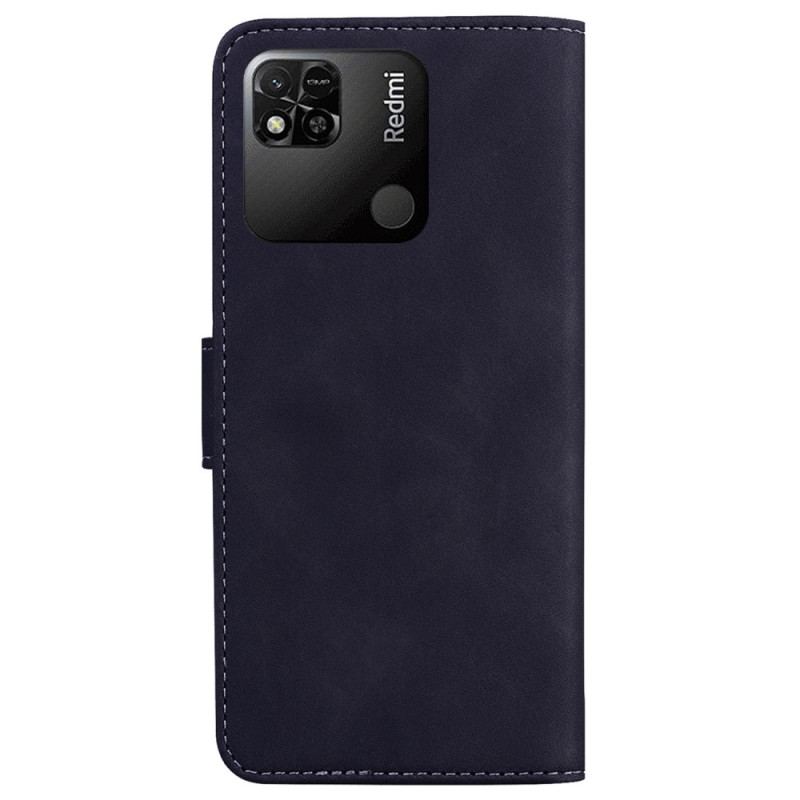 Capa Folio Para Xiaomi Redmi 10A Costuras Expostas