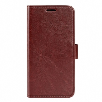 Capa Folio Para Xiaomi Redmi 10A Couro Falso Vintage