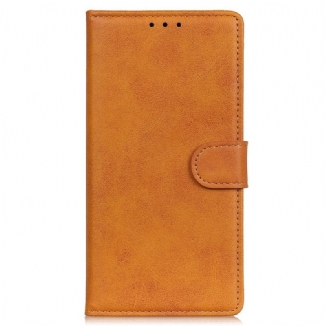 Capa Folio Para Xiaomi Redmi 10A Couro Sintético Fosco