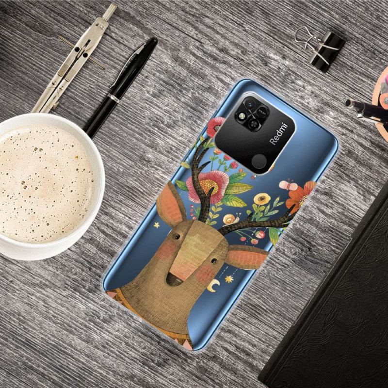 Capa Para Xiaomi Redmi 10A Cervo Tribal