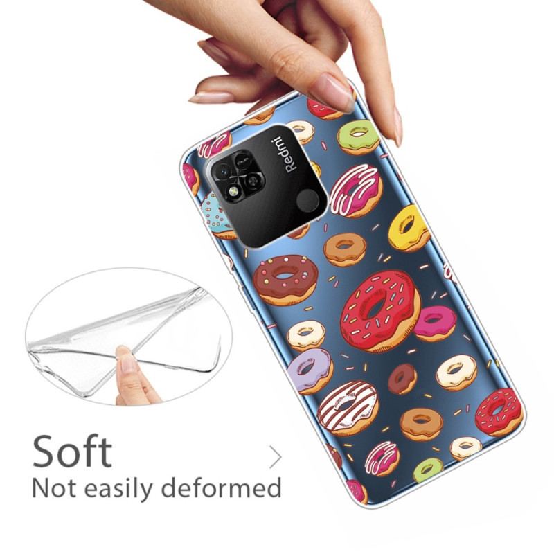 Capa Para Xiaomi Redmi 10A Donuts Múltiplos Sem Costura