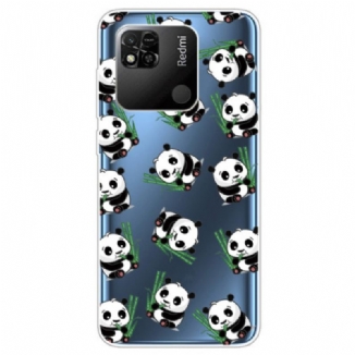 Capa Para Xiaomi Redmi 10A Pequenos Pandas Transparentes