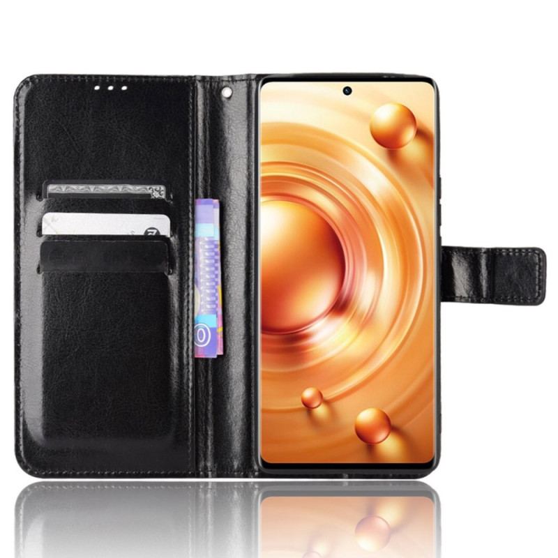 Capa Flip Para Vivo X80 Pro Clássico Chamativo