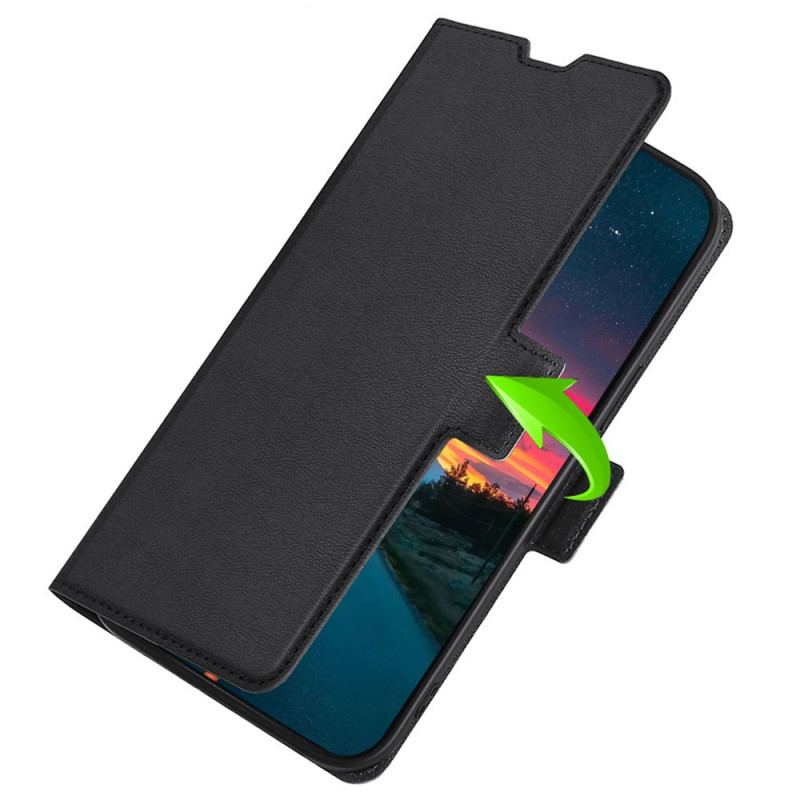 Capa Flip Para Vivo X80 Pro Estilo De Couro