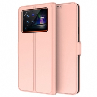 Capa Flip Para Vivo X80 Pro Fecho Magnético