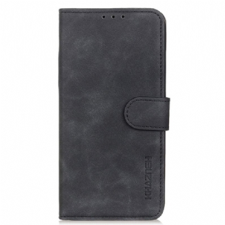 Capa Flip Para Vivo X80 Pro Khazneh Efeito Couro