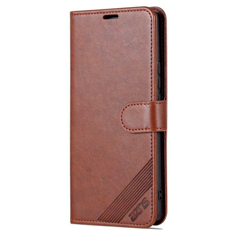 Capa Folio Para Vivo X80 Pro Couro Sintético Azns