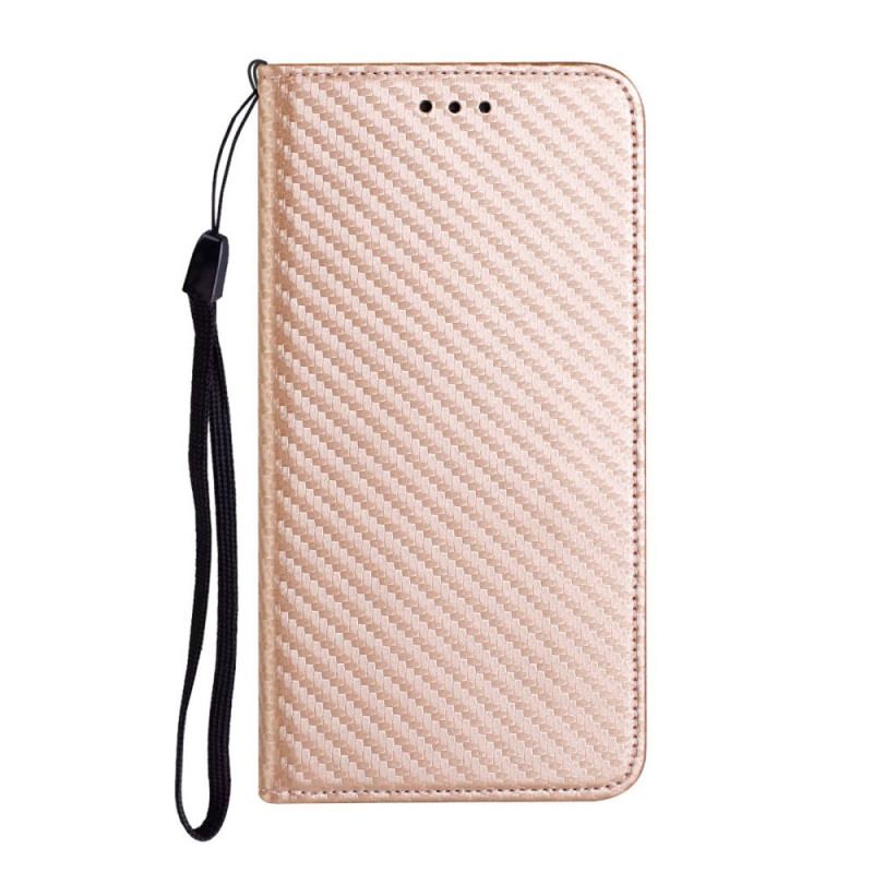 Capa De Celular Para Samsung Galaxy A03s De Cordão Flip Correia De Fibra De Carbono