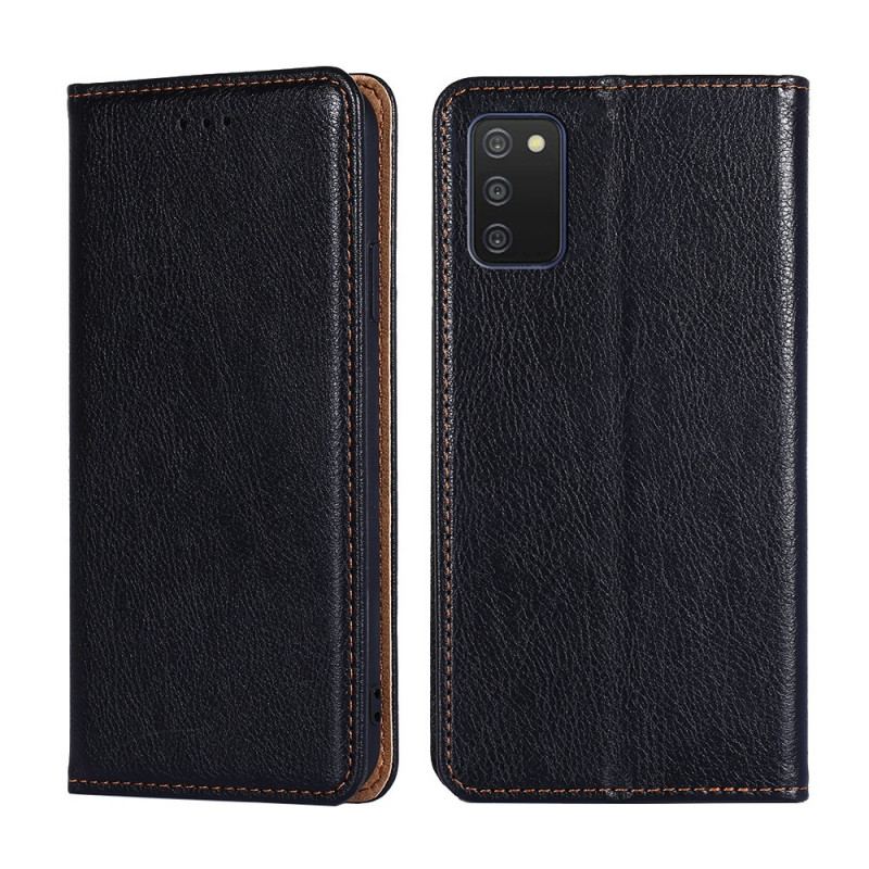 Capa De Celular Para Samsung Galaxy A03s Flip Cor Sólida