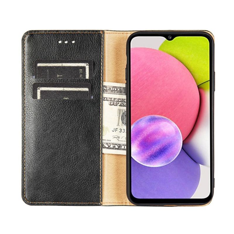 Capa De Celular Para Samsung Galaxy A03s Flip Cor Sólida