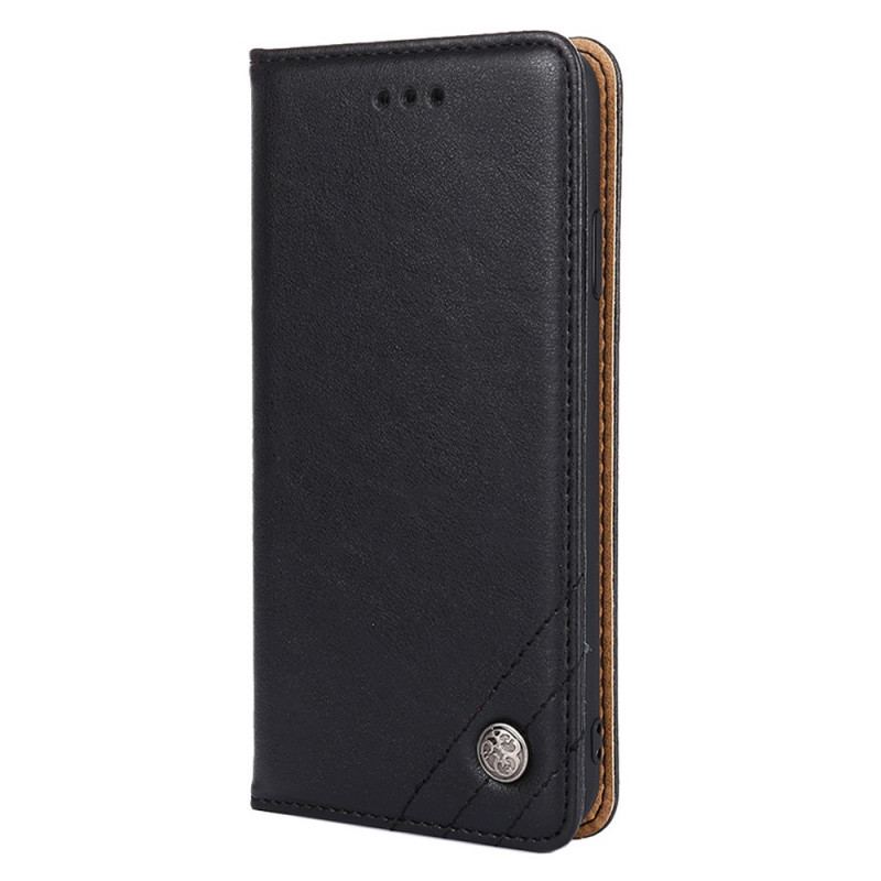 Capa De Celular Para Samsung Galaxy A03s Flip Estilo Rebite De Couro