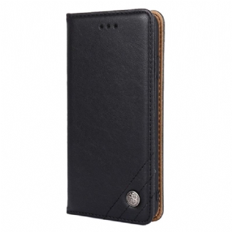 Capa De Celular Para Samsung Galaxy A03s Flip Estilo Rebite De Couro